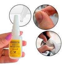 Kit 10 Colas Adesivo Instantâneo Ultra Forte 20g Multiuso Resistente à Água