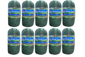 Kit 10 Colchonete Camping Solteiro Grande + Sacola Verde