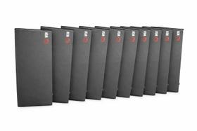 Kit 10 Colchonetes 95x55x3 cm D80 PRETO