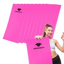 Kit 10 Colchonetes Academia Exercício Ginástica Alta densidade Pilates Espuma Musculação Yoga 90x45 D50