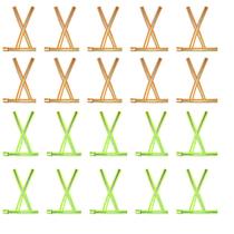 kit 10 Colete Refletivo tipo X sinalização laranja verde