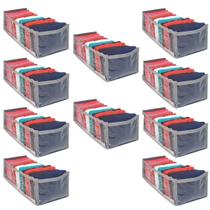 Kit 10 Colmeia Organizadora de Gavetas 11 Divisórias Cinza