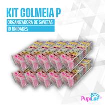 Kit 10 colmeias organizadoras p (10x12x35) p/ roupas pequenas