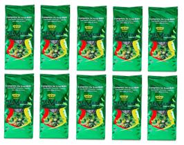 Kit 10 Composto de Erva Mate Rei Verde 500g Kit 10 Composto de Erva Mate Rei Verde 500g