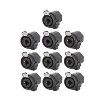 Kit 10 Con.Combo Wireconex WC 330 XLRF Painel 3 Polos + TRS Kit 10 Con.Combo Wireconex WC 330 XLRF Painel 3 Polos + TRS