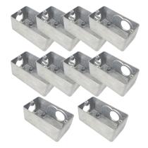 Kit 10 Condulete Multiplo Dailet LR S/ Tampa 3/4'' Alumínio Kit 10 Condulete Multiplo Dailet LR S/ Tampa 3/4'' Alumínio