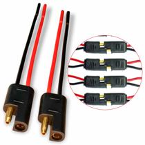 Kit 10 Conector 2 Vias Technoise Plug Tomada Cabo 1,5 Mm Anti Erro Macho e Fêmea Reforçado Kit 10 Conector 2 Vias Technoise Plug Tomada Cabo 1,5 Mm Anti Erro Macho e Fêmea Reforçado