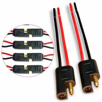 Kit 10 Conector 2 Vias Technoise Plug Tomada Cabo 4,0 Mm Anti Erro Macho e Fêmea Reforçado Kit 10 Conector 2 Vias Technoise Plug Tomada Cabo 4,0 Mm Anti Erro Macho e Fêmea Reforçado