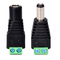 Kit 10 conector bnc borne +5p4macho para câmeras de segurança