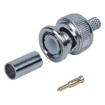 Kit 10 Conector BNC Crimpar RG59 50R P/ Cftv Camera