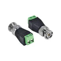 Kit 10 Conector Bnc Macho Com Borne