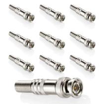 Kit 10 conector bnc mola e parafuso para Kit 10 conector bnc mola e parafuso para