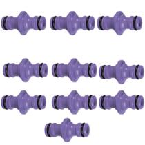 Kit 10 Conector Duplo Para Engate Rápido 1/2" - Palisad Kit 10 Conector Duplo Para Engate Rápido 1/2" - Palisad