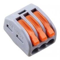 Kit 10 Conector Fio Elétrico 5mm² (250V32A) Vias e Fases Compacto Derivação Original Soutimes