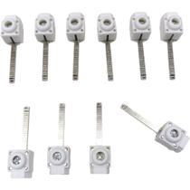 Kit 10 Conector Generico Frontal Longo Terminal Saída para Barramento Pente Disjuntor