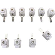 Kit 10 Conector Generico Frontal Terminal Saída para Barramento Pente ou Disjuntor