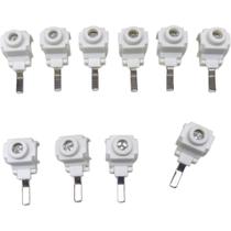 Kit 10 Conector Generico Lateral Terminal Saída para Barramento Pente ou Disjuntor