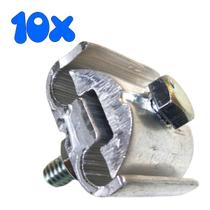 Kit 10 Conector Paralelo Bimetálico Tapit 50 à 120 para Conexão de Cabo Simples Kit 10 Conector Paralelo Bimetálico Tapit 50 à 120 para Conexão de Cabo Simples