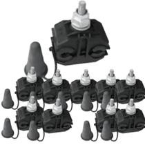 Kit 10 conector perfurante 70a240mm derivação 70a240mm