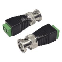 Kit 10 Conector Plug BNC Macho Com Borne 0629961 Kit 10 Conector Plug BNC Macho Com Borne 0629961