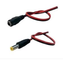 Kit 10 Conector Plug P4 Rabicho Fêmea E 10 P4 Rabicho Macho