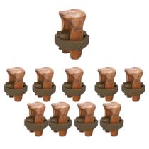 Kit 10 conector split bolt paraf fendido 35mm mci Kit 10 conector split bolt paraf fendido 35mm mci