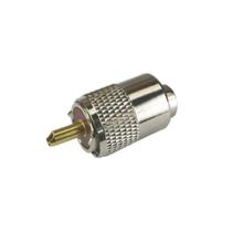 Kit 10 Conector Uhf Macho Cabo Rg213 + Redutor Rg58 Vhf Uhf