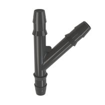 Kit 10 Conector Y Mangueira ParaBrisa Combustivel Preto