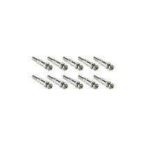 Kit 10 Conectores BNC Macho com Mola e Parafuso para CFTV Segurança Kit 10 Conectores BNC Macho com Mola e Parafuso para CFTV Segurança