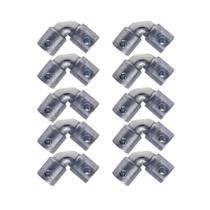 Kit 10 Conectores Curvos com Rosca 3/4" TRAMONTINA ELETRIK Kit 10 Conectores Curvos com Rosca 3/4" TRAMONTINA ELETRIK