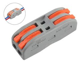 Kit 10 Conectores Emenda Alavanca 2 Vias 0,08 A 4,0mm 32a
