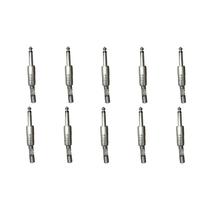 Kit 10 Conectores P10 Macho Linha PLG P10 NINJA - SANTO ANGELO