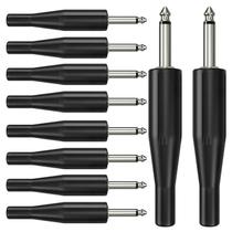 Kit 10 Conectores P10 Mono Preto Wc 181 Wireconex Kit 10 Conectores P10 Mono Preto Wc 181 Wireconex