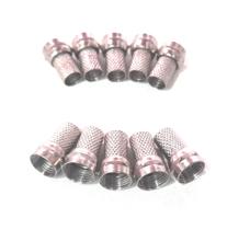 Kit 10 Conectores Para Cabo Coaxial 6mm Kit 10 Conectores Para Cabo Coaxial 6mm