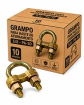 Kit 10 Conectores Para Haste de Aterramento 5 Oitavos GTDU PA30 Kit 10 Conectores Para Haste de Aterramento 5 Oitavos GTDU PA30