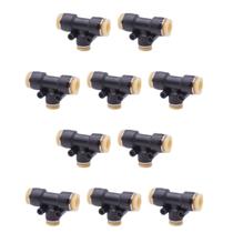 Kit 10 Conectores União Tee 12,0mm KUT12 Kraftmove Kit 10 Conectores União Tee 12,0mm KUT12 Kraftmove