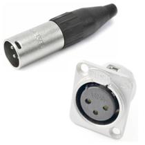 KIT 10 Conectores XLR Painel Femea + 10 XLR Linha Macho SA2X - Santo Angelo KIT 10 Conectores XLR Painel Femea + 10 XLR Linha Macho SA2X - Santo Angelo