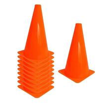 Kit 10 Cones 23cm PVC Agilidade Treinamento Funcional Exercícios Kit 10 Cones 23cm PVC Agilidade Treinamento Funcional Exercícios