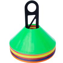 Kit 10 Cones Chinesinho Com Suporte Para Ginastica Funcional