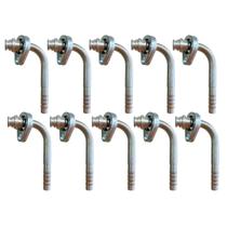 Kit 10 Conexões 90 Graus Radial Block Fitting 8mm Alumínio Kit 10 Conexões 90 Graus Radial Block Fitting 8mm Alumínio
