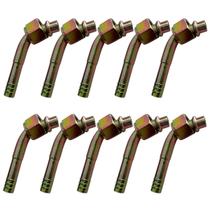 Kit 10 Conexões Ar Condicionado 45 Graus Oring Fêmea 8mm Aço Kit 10 Conexões Ar Condicionado 45 Graus Oring Fêmea 8mm Aço