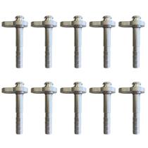 Kit 10 Conexões Ar Reta Radial Block Fitting 08mm Alumínio Kit 10 Conexões Ar Reta Radial Block Fitting 08mm Alumínio