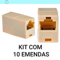 Kit 10 Conexões Perfeitas - Emendas Rj45