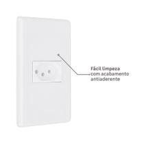 kit 10 Conj tomadas 10a 4x2 steck mod Estella