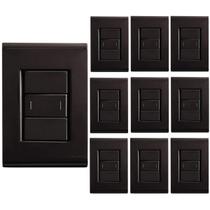 Kit 10 Conjunto 1 Interruptor Paralelo- Liz Grafite Kit 10 Conjunto 1 Interruptor Paralelo- Liz Grafite