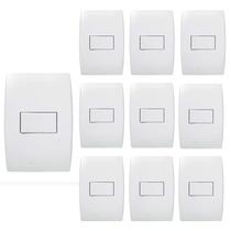KIT 10 Conjunto 1 Interruptor Simples Ilus Siemens Soprano