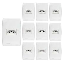 KIT 10 Conjunto 1 Tomada 10a 4x2 Ilus Siemens Soprano