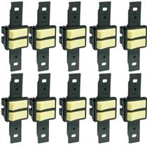 Kit 10 Conjunto 2 Interruptores Simples 10a Sem Placa Silentoque Kit 10 Conjunto 2 Interruptores Simples 10a Sem Placa Silentoque