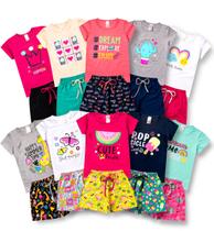 Kit 10 Conjunto Infantil Feminino Roupa de Verão Menina