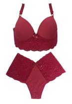 Kit 10 Conjuntos Lingerie Plus Size Alças Reforçadas com bojo e barbatana Atacado Revenda